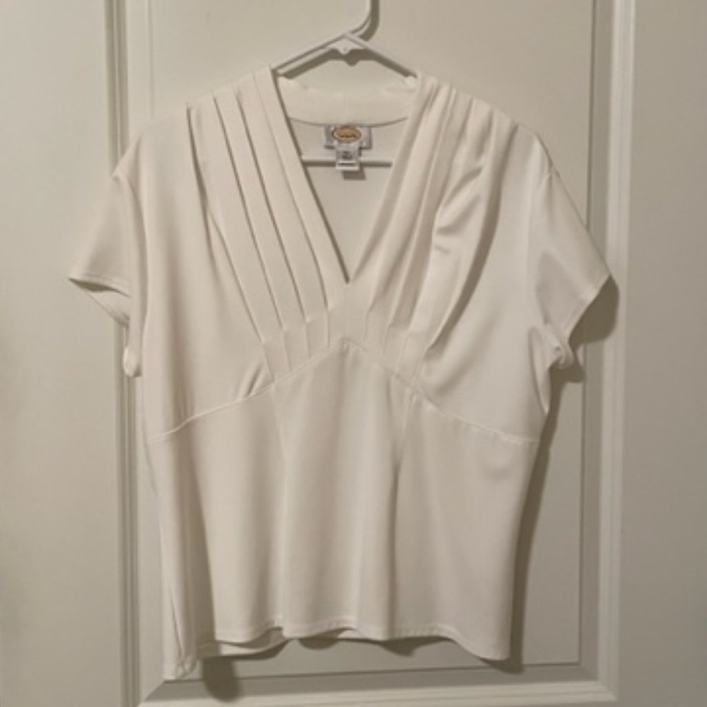 Talbots V-neck blouse
